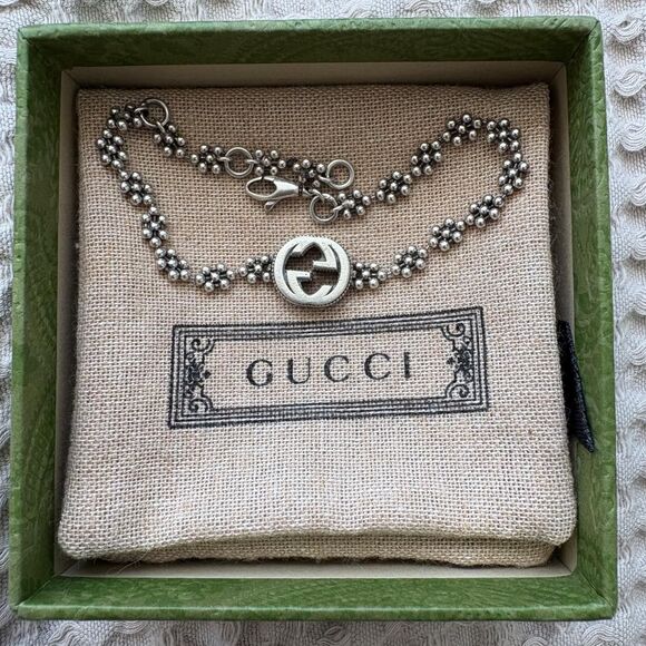 Authentic Gucci GG Chain Bracelet - Picture 1 of 6
